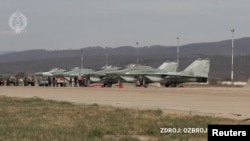 МиГ-29 на авиабазе Слиач