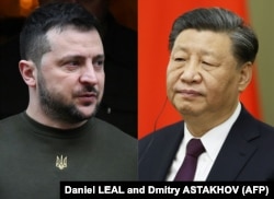 Володимир Зеленський і Сі Цзіньпін (комбіноване фото)