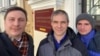 Pavel Mushumansky (right) did alternative service in 2019 in place of his military service. But his request for a similar arrangement after being called up last year was rejected.