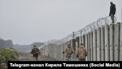 Українські військові на кордоні з Білоруссю (фото архівне, ілюстративне)