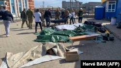 Погибшие мирные жители Краматорска в Украине