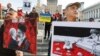 У центрі Києва протестували проти дій Ірану 