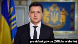 Украинскиот претседател Володомир Зеленски. 