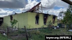 Зруйнований будинок у селі Князівка Херсонської області