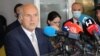 Valentin Inzko speaks to the press in Mostar on June 17.