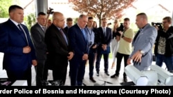 Zoran Galic, direktor Granične policije BiH, Jakub Skalnik, ambasador Češke u BiH i Dragan Mektić, ministar sigurnosti BiH 