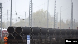 Труби для «Північного потоку-2», Німеччина