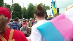Protesters Try To Block Ukrainian LGBT Parade
