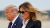 Президент Дональд Трамп та перша леді Меланія Трамп на летовищі в місті Клівленд, штат Огайо, 29 вересня 2020 року