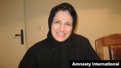 Jailed lawyer Nasrin Sotoudeh (in an undated photo) began her hunger strike on October 31.