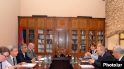 Armenia -- Council of Europe anti-torture Committee meets General Prosecutor Aghvan Hovsepian, Yerevan, 19May2010