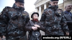 31 березня 2017 року під час акції біля КДБ Білорусі