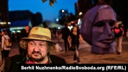 Влад Троїцький під час «ГогольFest» у Києві. Вересень 2016 року