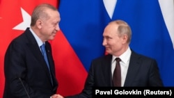 Թուրքիայի և Ռուսաստանի նախագահներ Ռեջեփ Թայիփ Էրդողանը և Վլադիմիր Պուտինը, արխիվ