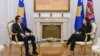 Predsednica Kosova Vjosa Osmani na sastanku sa vršiocem dužnosti premijera Aljbinom Kurtijem, ujedno i liderom pokreta Samoopredeljenje, 2. jula 2025.
