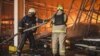 МВА: внаслідок атаки дронами по Балаклії спалахнула пожежа, зруйновані будівлі