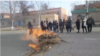 Протест в Элликкалинском районе Каракалпакстана. 