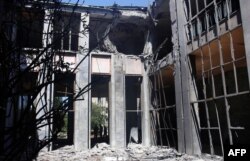 Пошкоджена будівля парламенту Туреччини в Анкарі. 16 липня 2016 року