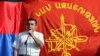 Armenia -- Armen Rustamian, a leader of the Armenian Revolutionary Federation, addresses a rally in Ashtarak, 29Sep2010.