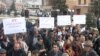 Акция протеста в Раздане против предстоящей эксплуатации в окресностях города железного рудника, 31 марта 2011 г.