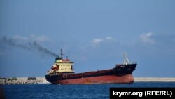 Судно Antalya в Севастопольской бухте 6 сентября 2020 года 