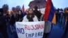 Акция протеста в Ереване против вступления Армении в Евразийский союз (архив).