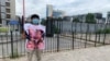 Akikat Kaliolla was one of two men who picketed the Chinese Embassy in Nursultan on June 26. 