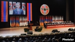 Armenia - The ruling Republican Party holds a pre-election congress in Yerevan, 10Mar2012.