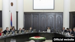 Заседание правительства Армении (архивная фотография)