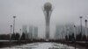 Temperatures have fallen as low as minus 40 degrees centigrade in parts of Kazakhstan (file photo).
