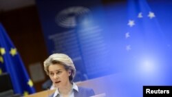 претседателката на Европската комисија, Урсула фон дер Лајен