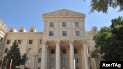 Ադրբեջանի արտաքին գործերի նախարարության շենքը Բաքվում, արխիվ
