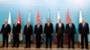 Foreign ministers pose for a photo during a meeting of the Shanghai Cooperation Organization (SCO) Council in Astana in April. 