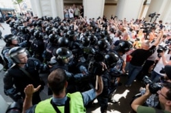 Акция оппозиции в Москве. 27 июля 2019 года.