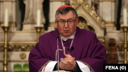 Sarajevo Archbishop Vinko Puljic is due to hold the controversial mass.