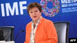 Крісталіна Георгієва закликала США та їхніх торгових партнерів конструктивно працювати над «вирішенням торгової напруженості та зменшенням невизначеності»