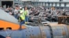 Одна из операций по зашите Миссиссипи от разлившейся в заливе нефти