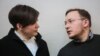 Лідэры «Гавары праўду» Тацяна Караткевіч і Андрэй Дзьмітрыеў. архіўнае фота
