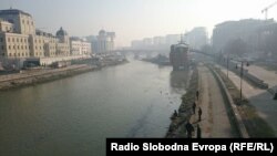 Архивска фотографија: Магла во Скопје
