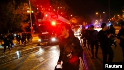 На месцы выбуху ў Анкары, 17 лютага 2016 году