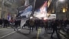 Protesters have targeted the Montenegrin Embassy in Belgrade in recent days.