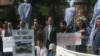 Demonstrations to urge accountability for the Andijon killings are limited to places outside the country, like this event in Brussels in May 2006