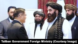 امیر خان متقي او شياوينګ په کابل کې 