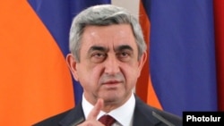 Armenia -- President Serzh Sarkisian.