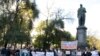 Оьрсийчоь -- Москох гIалгIайн къомаха болу нах лечкъорна дуьхьала митинг ю дIахьуш, 26Гез2008