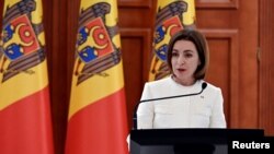 Молдавската претседателка Маја Санду