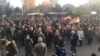 Supporters called for the creation of a provisional government and the release of political prisoners. 