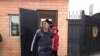 Pastor Bakhytzhan Kashkumbaev emerging from an Astana jail shortly before he was rearrested on October 8