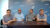 Представители инициативной группы: Алхас Джинджолия, Нугзар Аргун, Астамур Какалия и Рисмаг Аджинджал