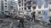 Наслідки російського удару по Добропіллю на Донеччині, 8 березня 2025 року